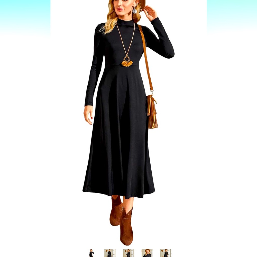 Long black dress brand new in the bag…. Bought an Amazon and didn’t like it